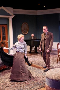 A Doll's House by Henrik Ibsen, Jennifer Sue Johnson as Nora, George Mount as Dr. Rank, Michael Patten as Torvald