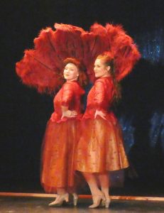 "Sisters" portrayed by, left to right, Kaitlyn Rose-Terrill, and Tasha Smith. Photos by Kat Dollarhide.