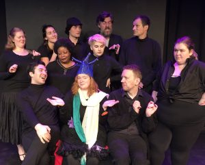 The talented ensemble cast of 12th Night.
