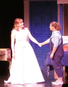 Maggie Barry and Linda Palacios in TMP's "Mamma Mia"