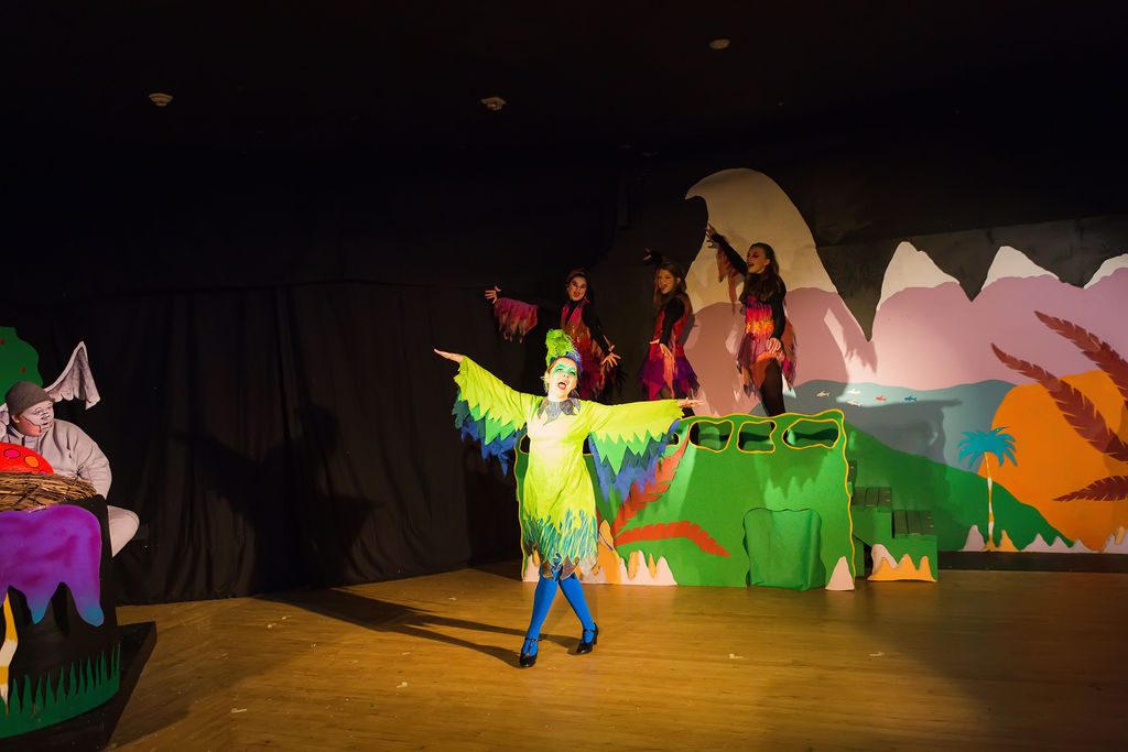 Abby Dickson as Gertrude McFuzz in "Seussical the Musical "at WWCA.