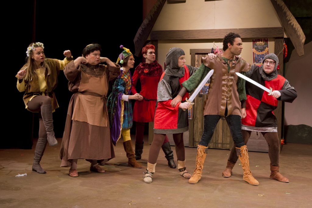 The ensemble cast of "Robin Hood" at Centerstage Theatre in Federal Way.