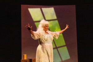 Jana Tyrrell as the Ghost of Christmas Past