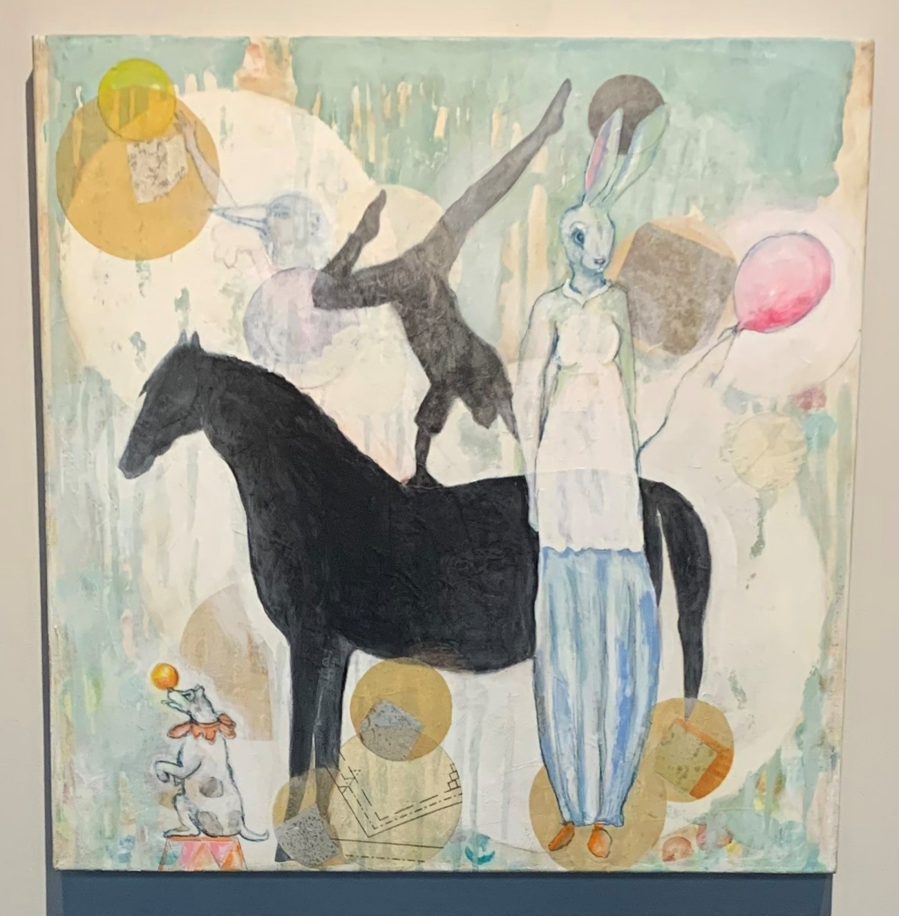 Art In The Lobby Natural Language Paintings By Melissa Koch At Taproot 
